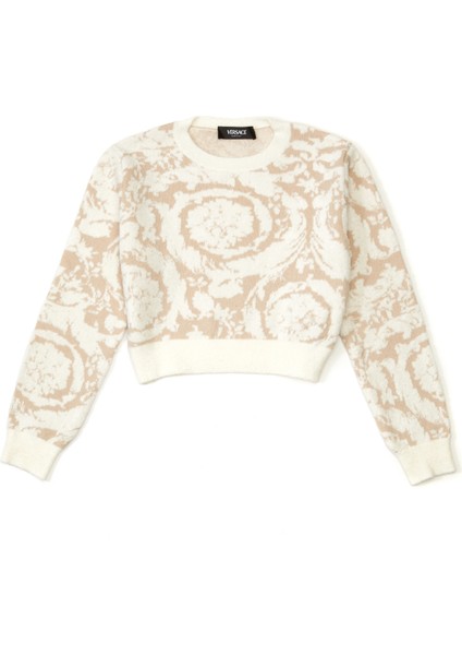 Çok Renkli Kız Çocuk Kazak