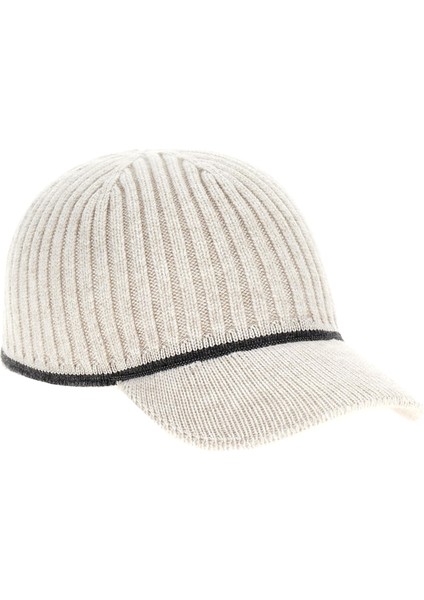 Açık Bej Kadın Ribli Şapka