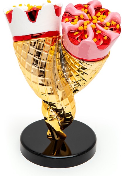 Summer Love Pembe Beyaz Dondurma Obje