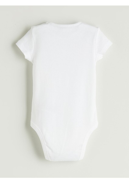 Yeni Sezon Bisiklet Yaka Kız Bebek Çıtçıtlı Body 3'lü indirimleri