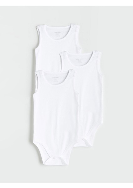 Yeni Sezon Basic Kız Bebek Çıtçıtlı Body 3'lü