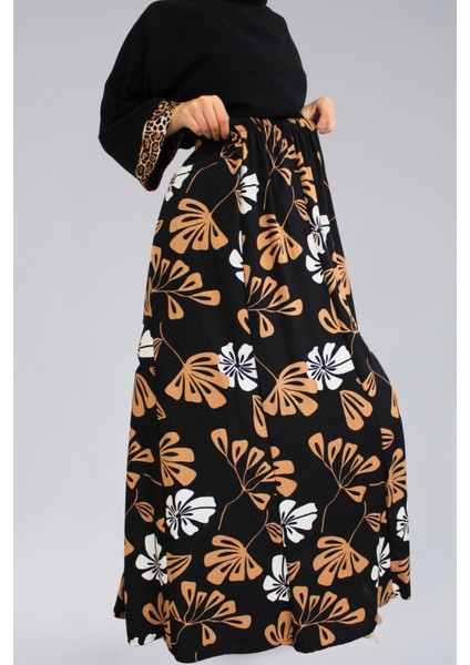 8 Parçalı Standart Beden Viskon Kumaş Kadın Uzun Etek- Namaz Eteği/ Günlük Kullanıma Uygun fırsatları