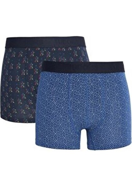 Erkek 10'lu Likralı Pamuklu Esnek Kumaş Premium Seri Boxer