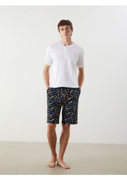 Yeni Sezon Standart Kalıp Erkek Pijama Alt Şort