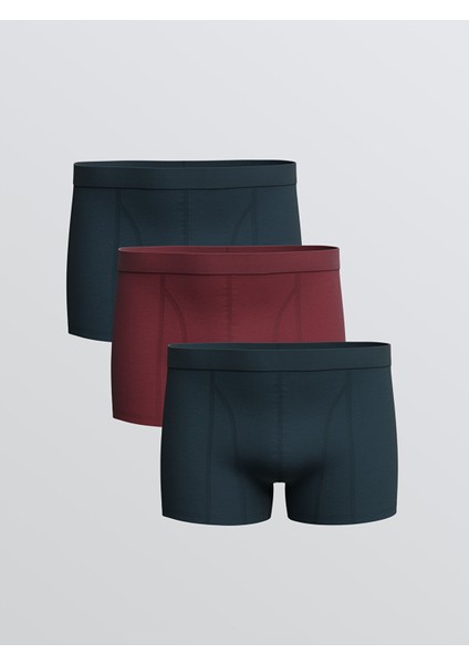 Yeni Sezon Standart Kalıp Pamuklu Esnek Erkek Boxer 3'lü fiyatları