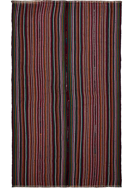 Anadol Colorblocked Yün Tezgah Kilim