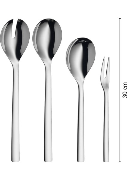 Nuova Çelik 4'lü Salata Servis Seti modelleri