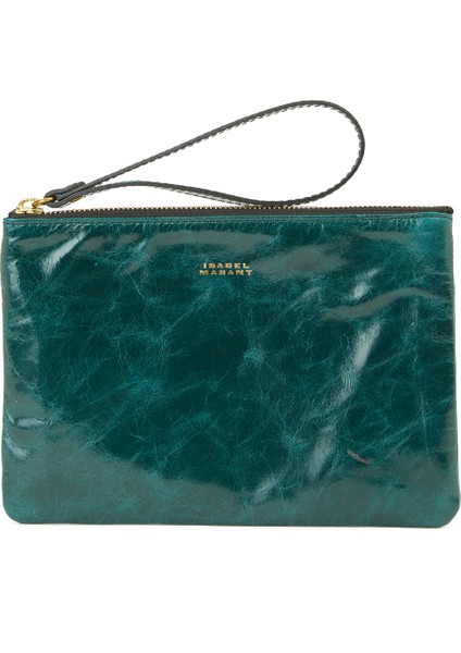 Mino Yeşil Kadın Deri El Portföyü