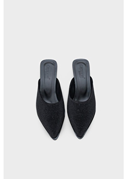 Ivy Sivri Burunlu Taşlı Burnu Kapalı Kadın Terlik indirimleri