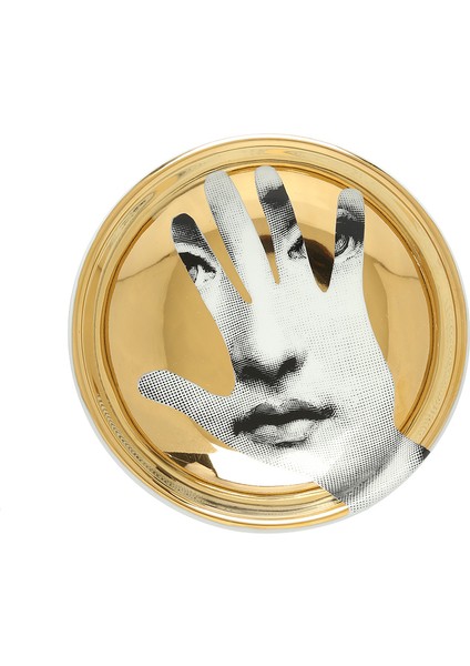 No 15 Baskılı Porselen Kül Tablası