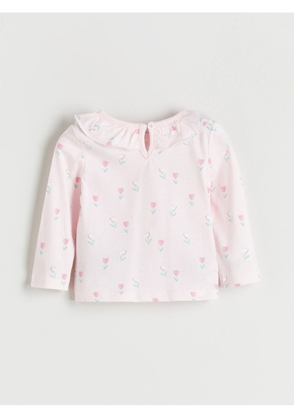 Yeni Sezon Bebe Yaka Kız Bebek Bluz ve Pantolon 2'li Takım fırsatları