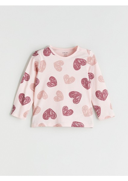 Yeni Sezon Kalp Desenli Kız Bebek Pijama Takımı fiyatları