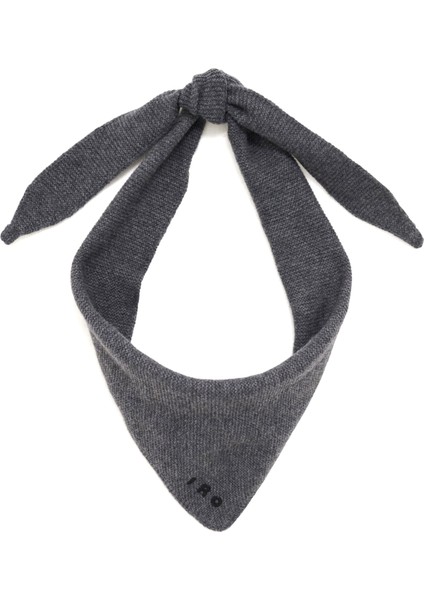 Tritri Koyu Gri Kadın Yün Şal