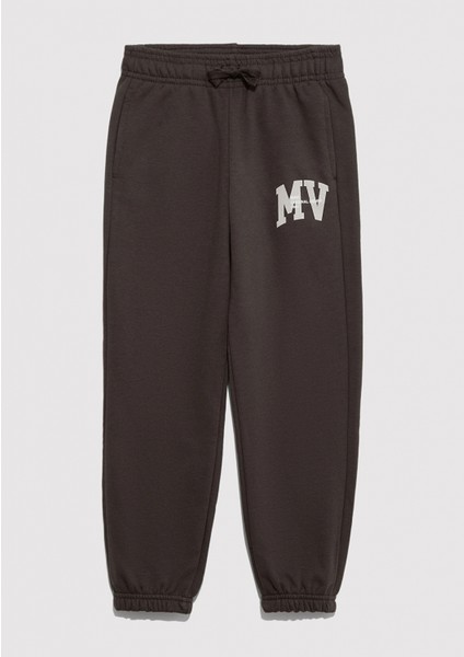 6010010-71593 Mv Baskılı Kahverengi Eşofman Altı modelleri