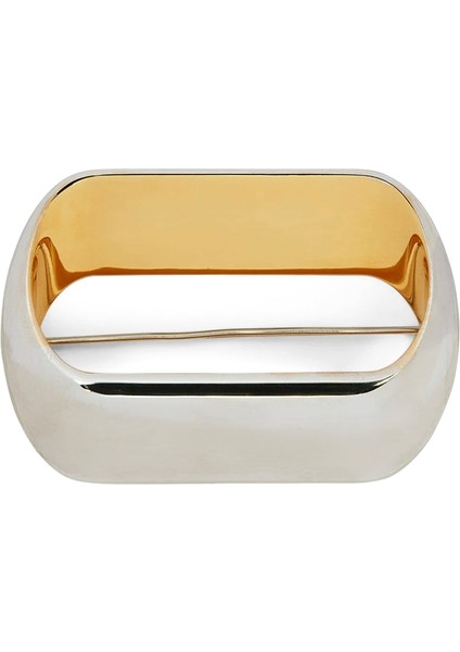 Silver Gold Kadın Broş