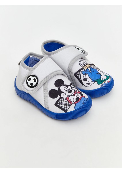 Yeni Sezon Mickey Mouse Baskılı Erkek Bebek Panduf