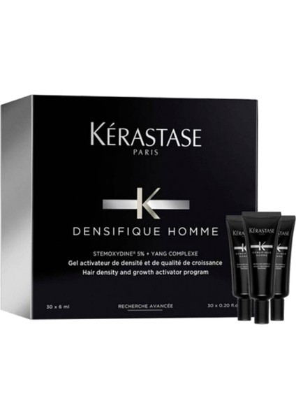 Densifique Homme Erkeklere Özel Yeni Saç Oluşumunu Destekleyen Jel 30X6 ml