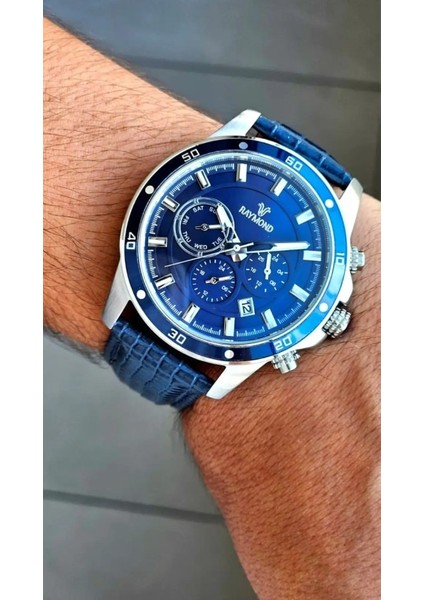 Erkek Kol Saati RYM-1150-GÜMÜŞ-MAVİ modelleri