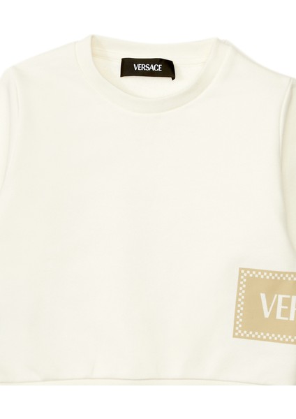 Beyaz Unisex Çocuk Sweatshirt modelleri