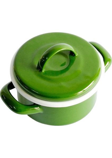Yeşil Emaye Mini Tencere 12 cm fiyatları
