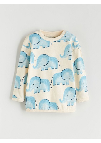 Yeni Sezon Baskılı Erkek Bebek Sweatshirt ve Eşofman Alt 2'li fiyatları