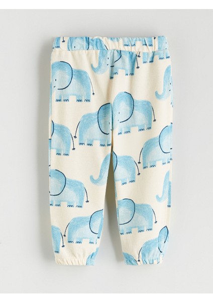 Yeni Sezon Baskılı Erkek Bebek Sweatshirt ve Eşofman Alt 2'li indirimleri