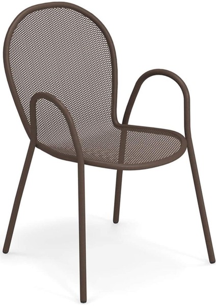 Ronda Indian Brown Çelik Kollu Sandalye