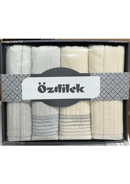 Moderni Kat 4'lü Kutulu Havlu