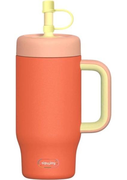 Handlehug Turuncu Çelik Çocuk Tumbler 550 ml fiyatları