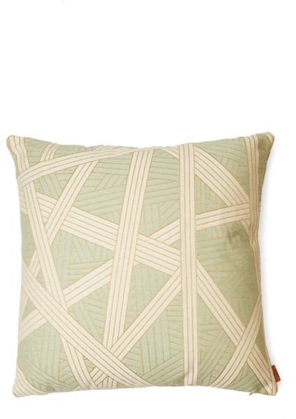 Nastri Cushion Beyaz Yeşil Dekoratif Yastık fiyatları