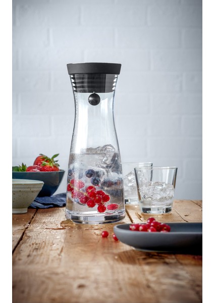 Cam Gümüş Kapaklı Karaf 750 ml