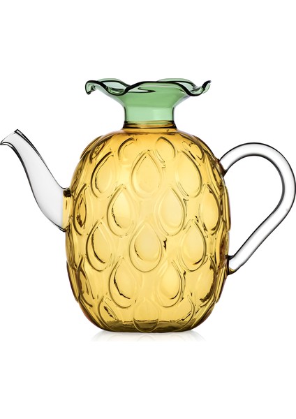 Ananas Formunda Cam Demlik