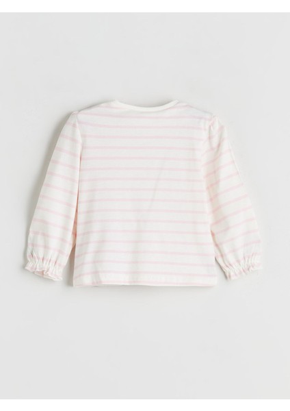 Yeni Sezon Minnie Mouse Baskılı Uzun Kollu Kız Bebek Bluz ve Tayt modelleri