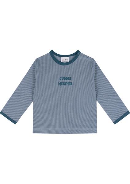 Weather Mavi Uzun Kollu T-Shirt ve Pantolon Unisex Bebek 2'li Set fiyatları