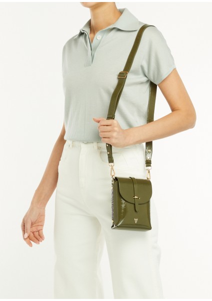 Astrum Koyu Haki Kadın Deri Çanta fiyatları