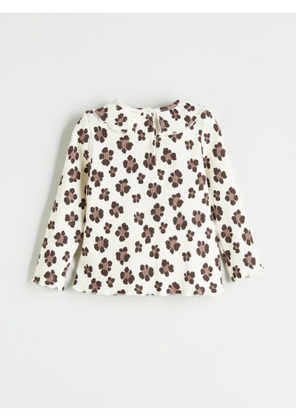 Yeni Sezon Bisiklet Yaka Çiçekli Kız Bebek Tişört ve Tayt 2'li Takım fiyatları