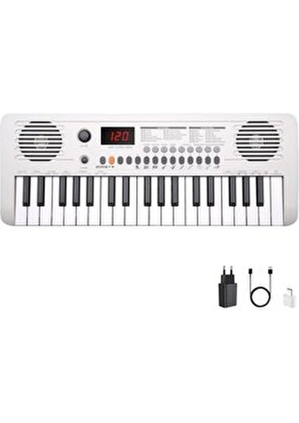 Sapphire MK-1537 37 Tuş Hassasiyetli Org (Adaptör Hediye) - Beyaz
