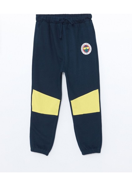 Yeni Sezon Kalın Fenerbahçe Baskılı Erkek Çocuk Jogger Eşofman Altı