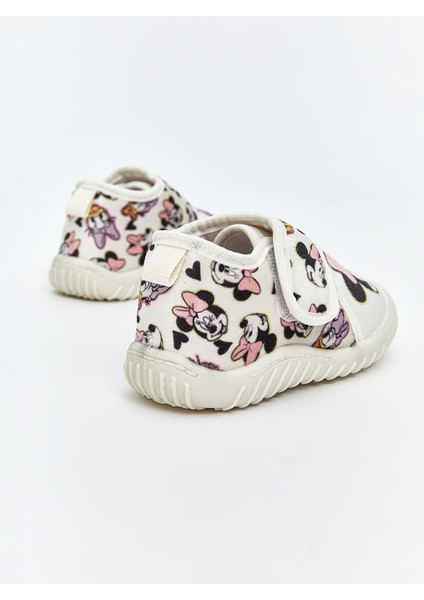 Yeni Sezon Minnie Mouse Baskılı Kız Bebek Panduf indirimleri