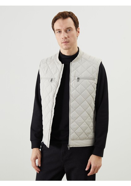 Yeni Sezon Standart Kalıp Kolej Yaka Erkek Şişme Yelek