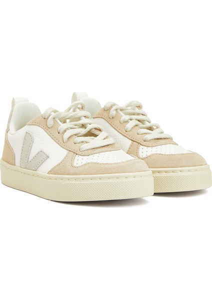 Small V-10 Laces Beyaz Deri Unisex Çocuk Sneaker fiyatları