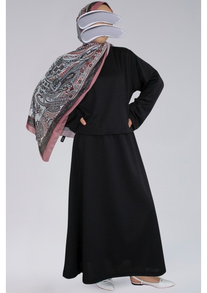 Mevsimlik Ecrin Kumaş Geniş Kol Crop & Çan Etek Kadın Takım modelleri