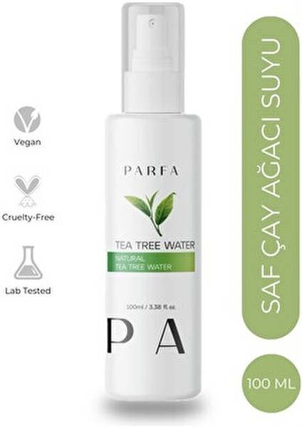Saf Çay Ağacı Suyu Akne Karşıtı ve Gözenek Sıkılaştırıcı Arındırıcı Tonik %100 Doğal, 100 ml