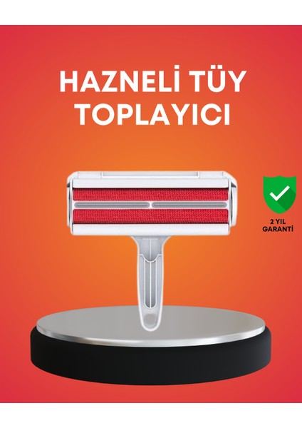 Allzey Evcil Hayvan Tüy Toplayıcı – Hazneli Pratik Temizlik Aparatı