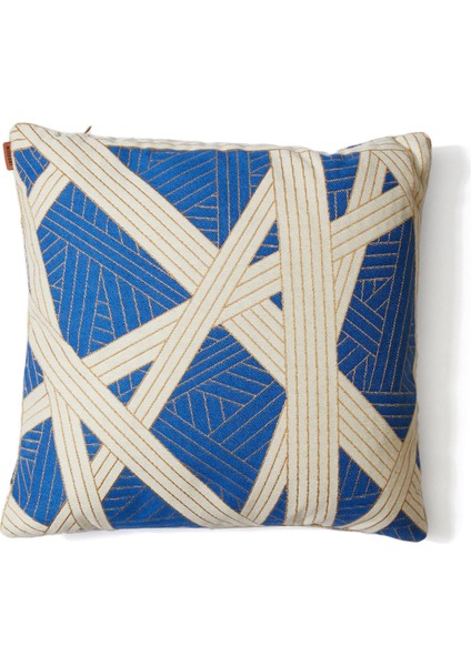 Nastri Mavi Krem Desenli 40X40 Dekoratif Yastık fiyatları