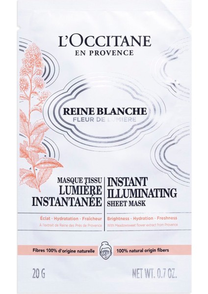 Reine Blanche Aydınlatıcı Kağıt Maske