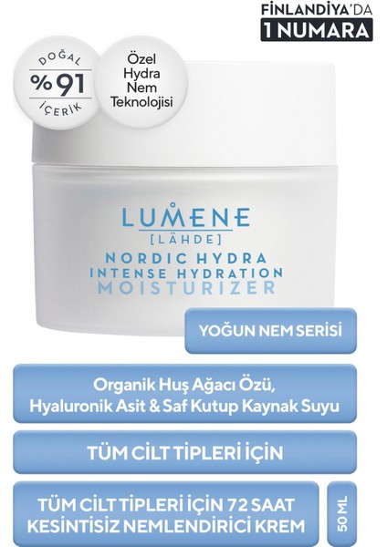 Intense Hydration Moisturizer Yoğun Nemlendirici Yüz Kremi 50 ml fiyatları