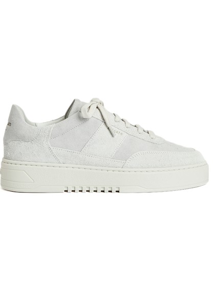 Açık Gri Erkek Deri Sneaker