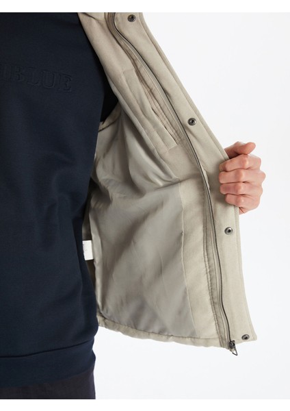 Yeni Sezon Standart Kalıp Dik Yaka Süet Erkek Yelek fırsatları