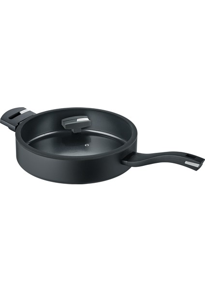 B.green Siyah Kulplu Derin Tava 28 cm